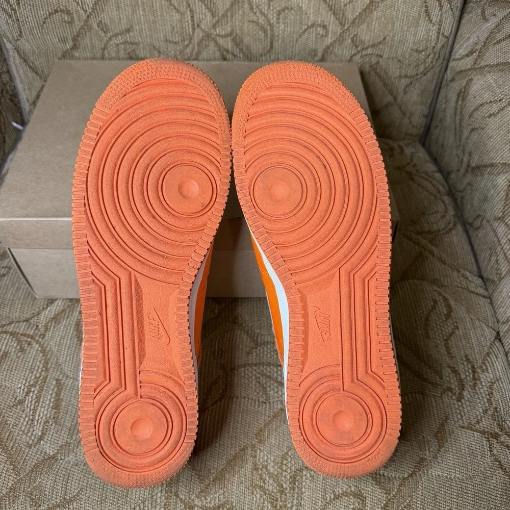 Nike Air Force 1 Jewel Color of the Month Safety Orange Mens Size 12 FJ1044-800